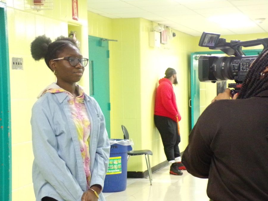 Junior Christi-Alexis Cissee spoke to News 12 about reporting and writing for the school newspaper. 