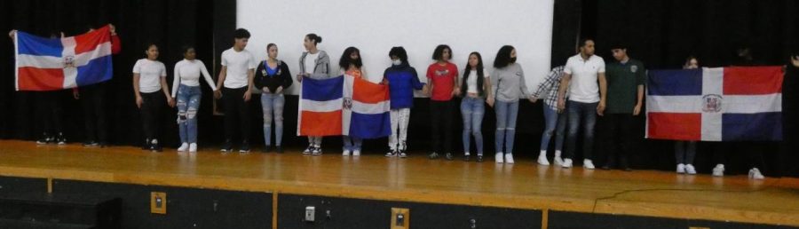 The Hispanic Heritage club,  which is organized by Ms. Santana, was introduced to everyone and they even had a little dance session.