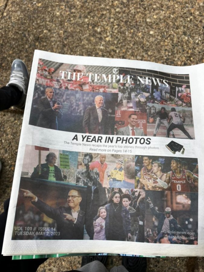 A college newspaper looks back on the school year at Temple University.