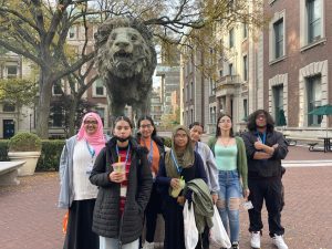 Seven students from the Bronx River News staff received grants to attend a journalism conference at Columbia University in Manhattan on Nov. 6. 