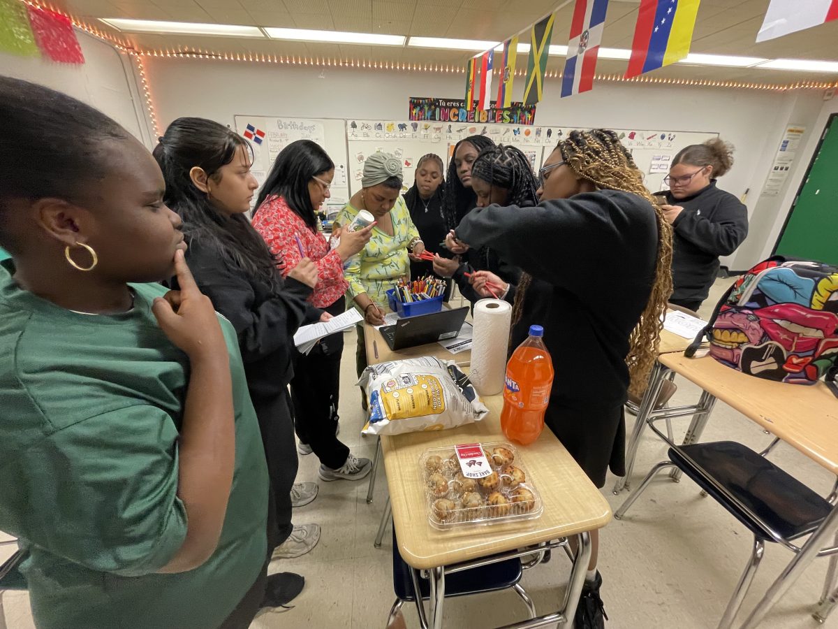 Students in the Hispanic Club enjoy trying different foods that represent the Hispanic culture.