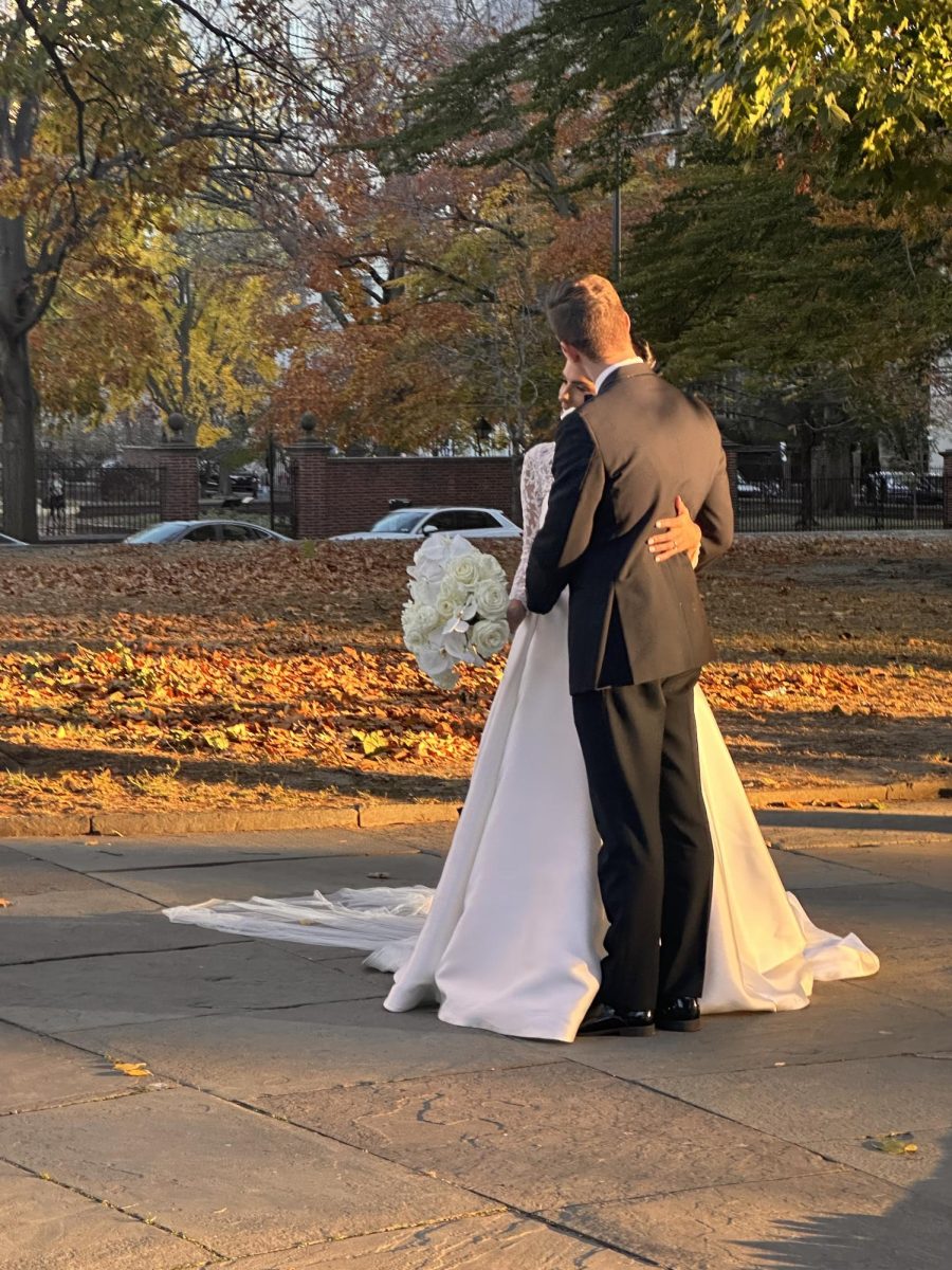 Newlyweds add to charm of a historic city. 