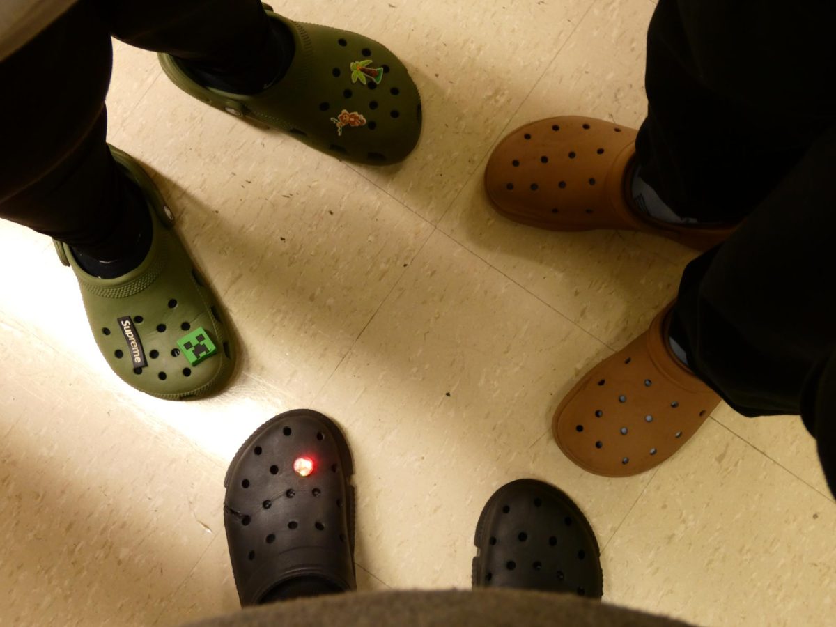 Crocs are a popular choice for comfort during school but experts say they shouldn't be worn during physical education classes.