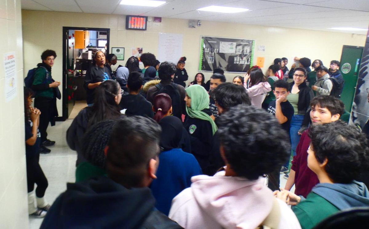 Seniors hosted a bake sale during lunch on Feb. 13 to to help pay for senior dues. 