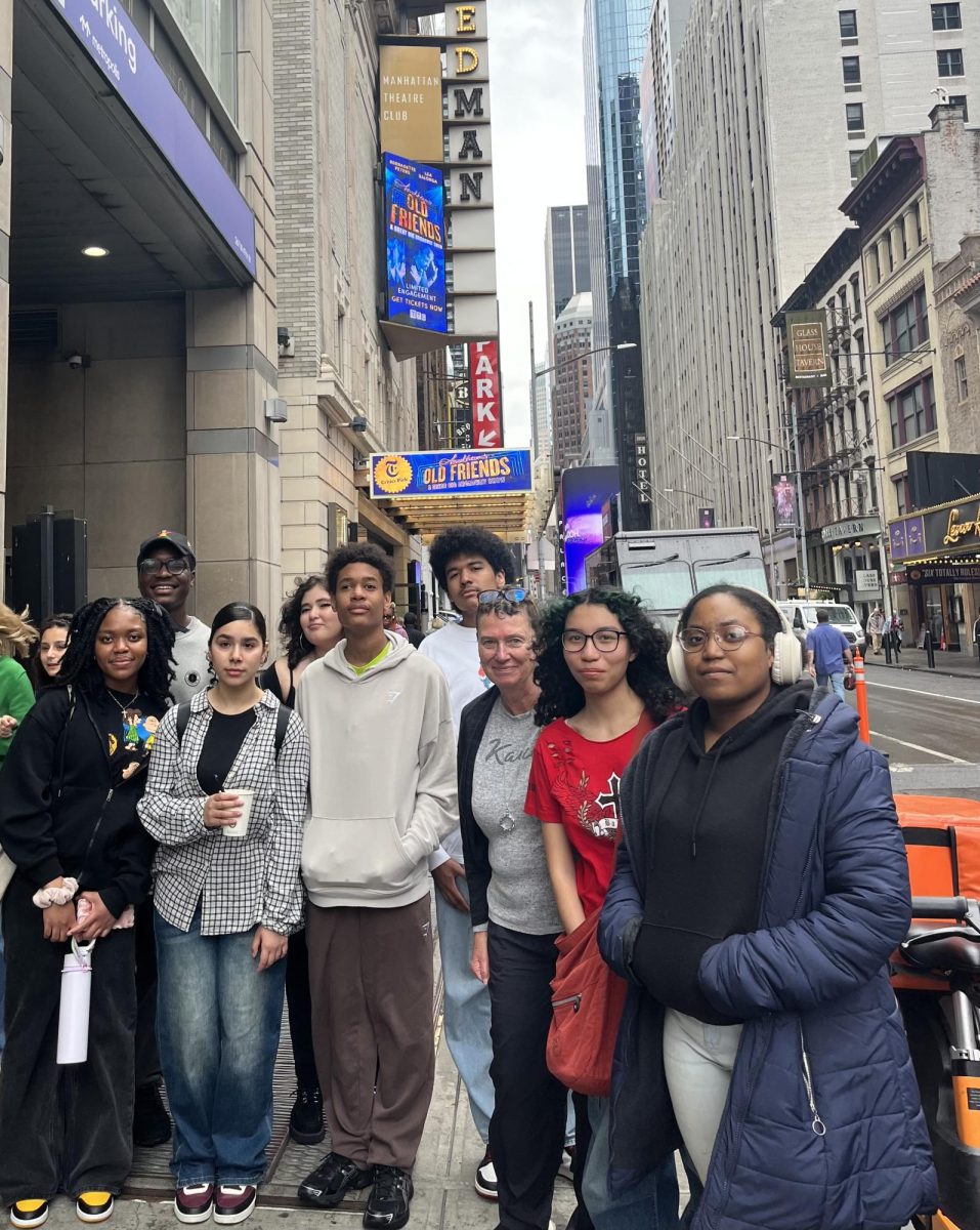 Bronx River High school students attended a workshop and saw "Old Friends" on Broadway this spring. 