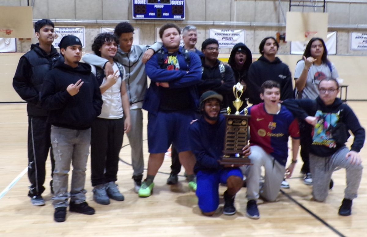 Daniel Herguth's 11th-grade advisory won the school's annual field day competition on June 16.  