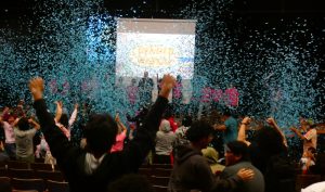  Shivanie Ramnarine, a popular social studies teacher, invited her advisory students and colleagues to participate in a schoolwide gender reveal at the school's town hall assembly on June 13. As the blue confetti covered the auditorium, students and staff celebrated the good news. 