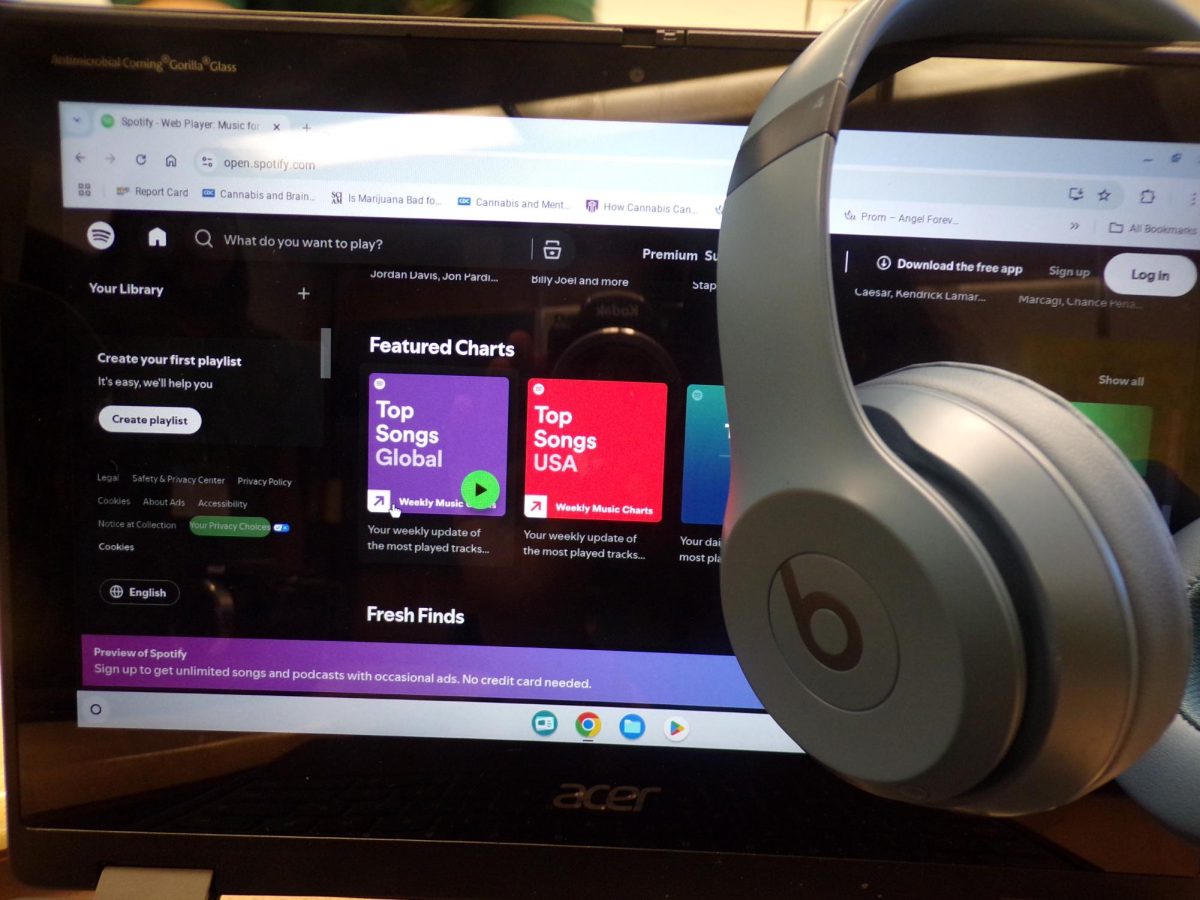 Many students buzz about some of the most popular songs they listen to throughout the day.