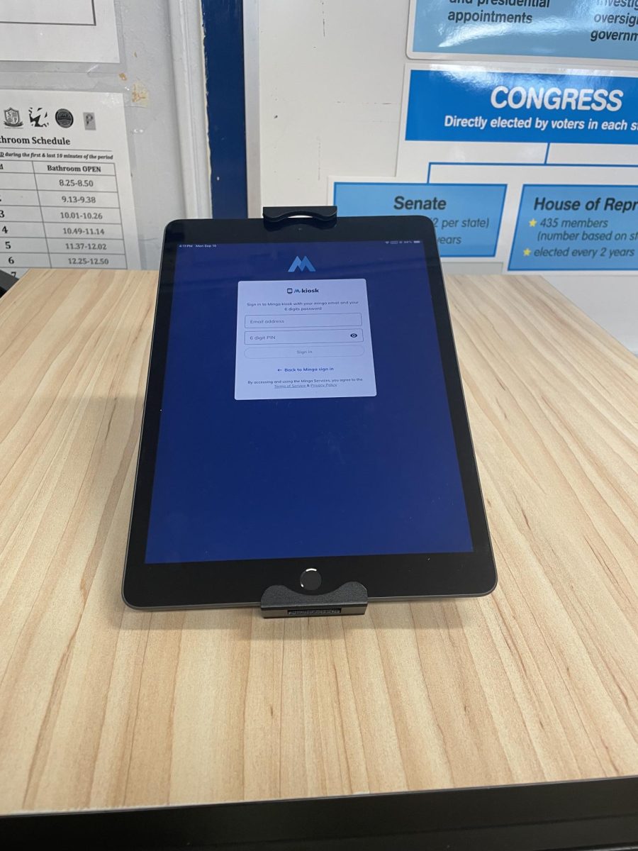 The Lehman campus is launching Minga, an electronic tracking system that keeps tabs on students when they leave the classroom to go to the bathroom, get water and stop by the office. 