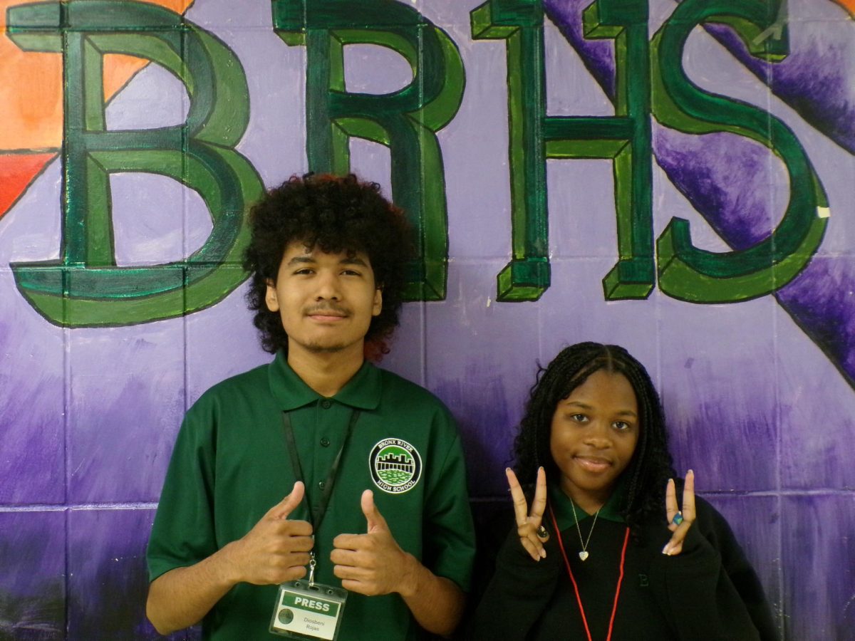 Emalee Charles, right, will serve as president and Diosbenni Rojas will be the vice president for this year's student council.