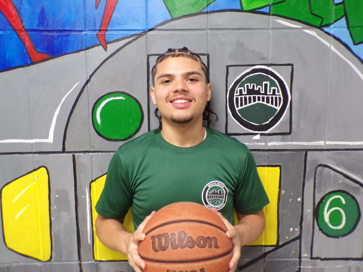 Adam Lococo holds the best part of his favorite sport: The Ball.