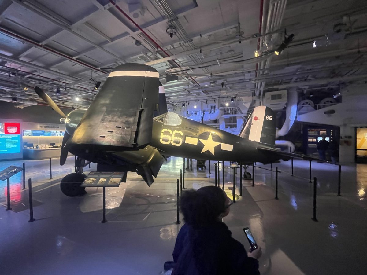 Visitors who go inside the Intrepid Sea, Air & Space Museum can see a variety of aircraft. 