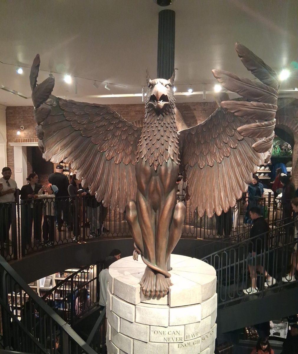 The infamous spiral staircase from the Harry Potter movies can be viewed in a Harry Potter-themed store near 14th Street in Manhattan.