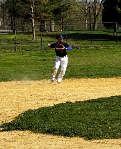 Jhon Matos, a junior, plays for the Lehman Lions baseball team.