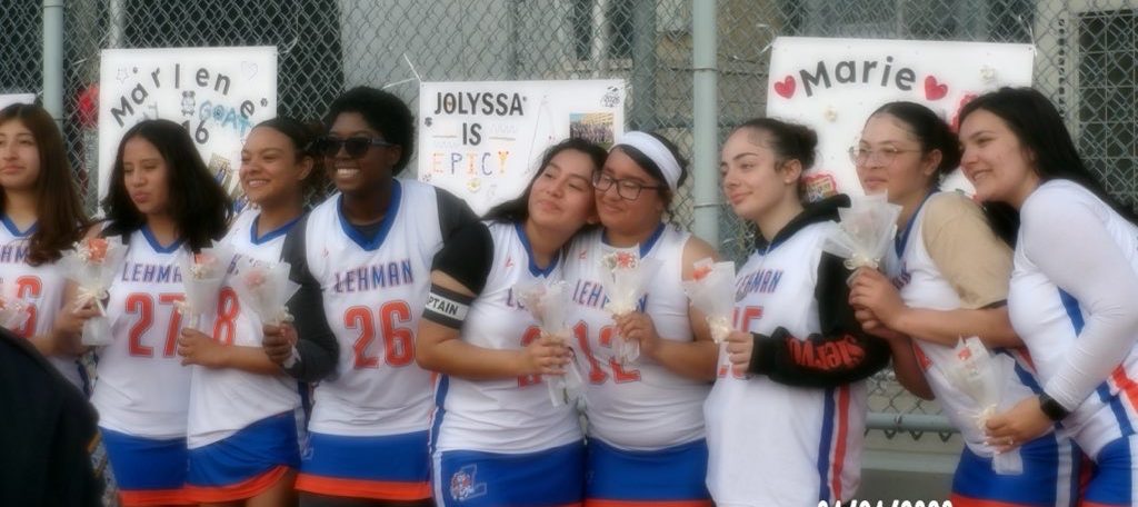 The seniors on the lacrosse team celebrated senior night with their first win in three years. 