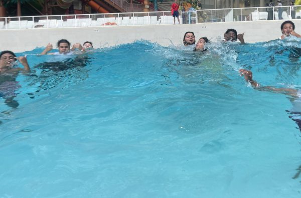 Despite some initial setbacks, students enjoyed splashing around at the American Dream waterpark on May 16.