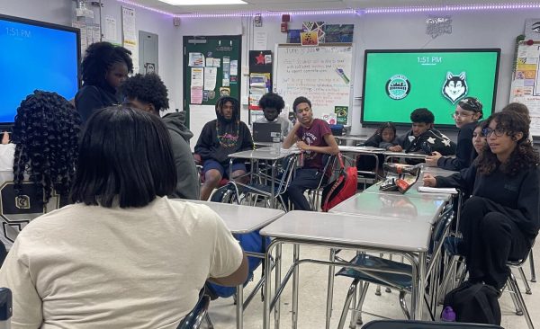 PGC leaders make plans for interviewing next year's leaders. 